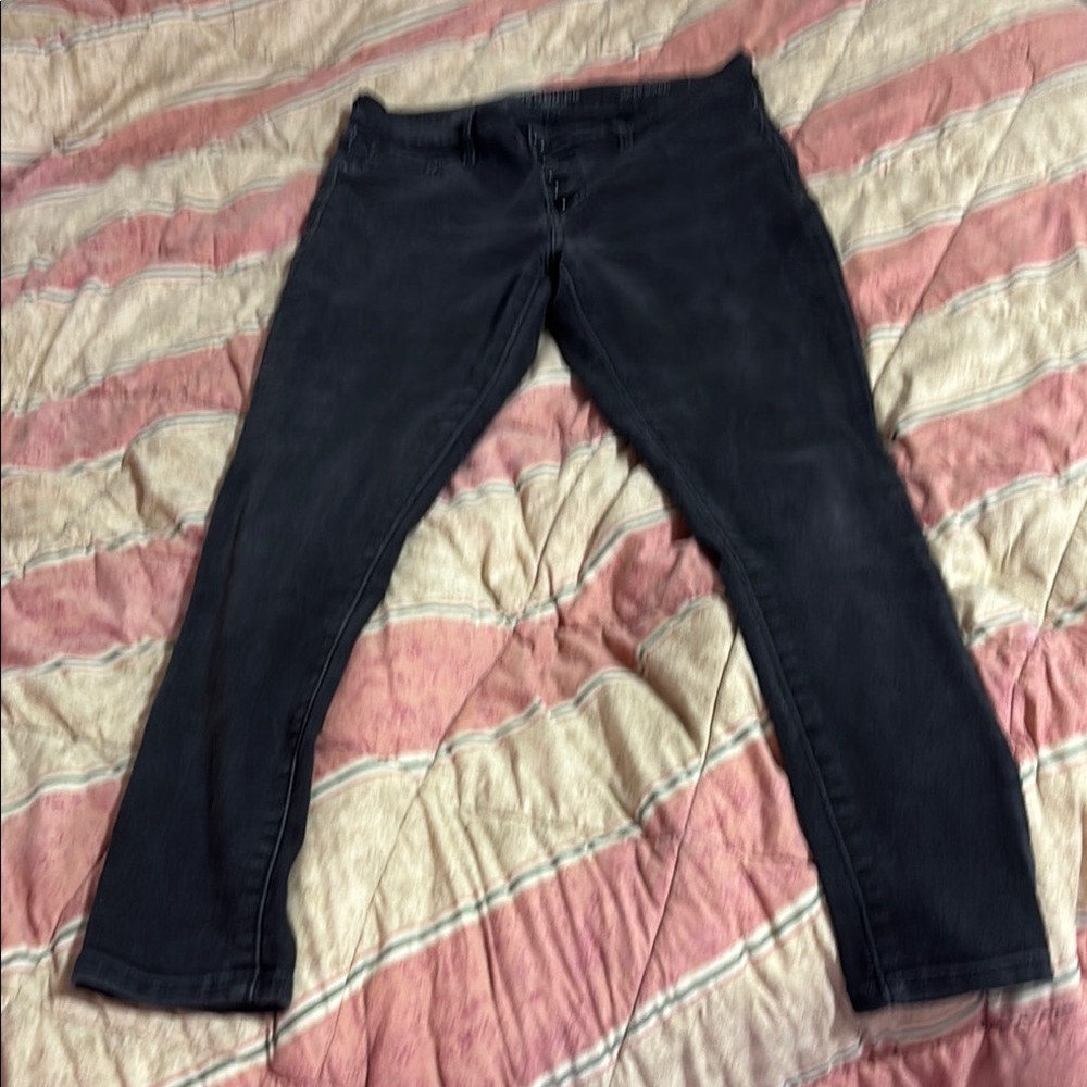 Women's Black Jennifer Lopez super skinny jeans size 12 button fly